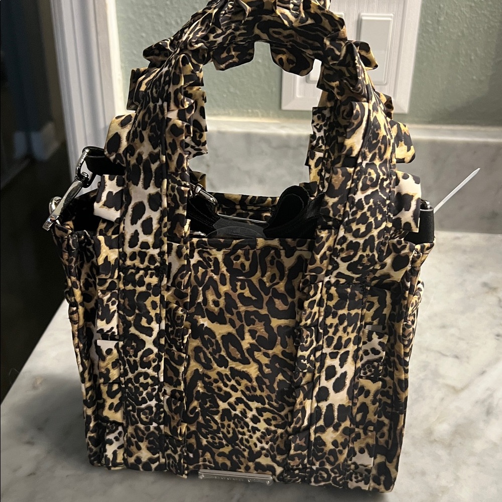 NEW Steve Madden/Madden Girl leopard Print Mini Tote Crossbody Handbag!NWT!CUTE!